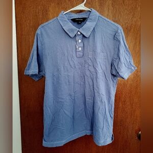 Adam Levine | Young Men's L | Light Blue Collared Pocket Tee Polo